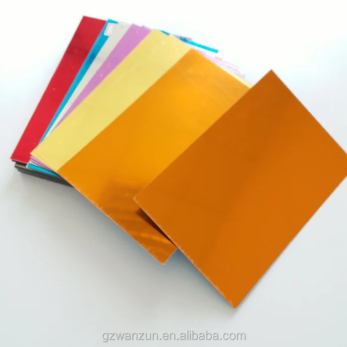 Flexible Double Sided Mirror Wall Tiles Sticky Rose Gold 48x96 Acrylic Mirror Sheet