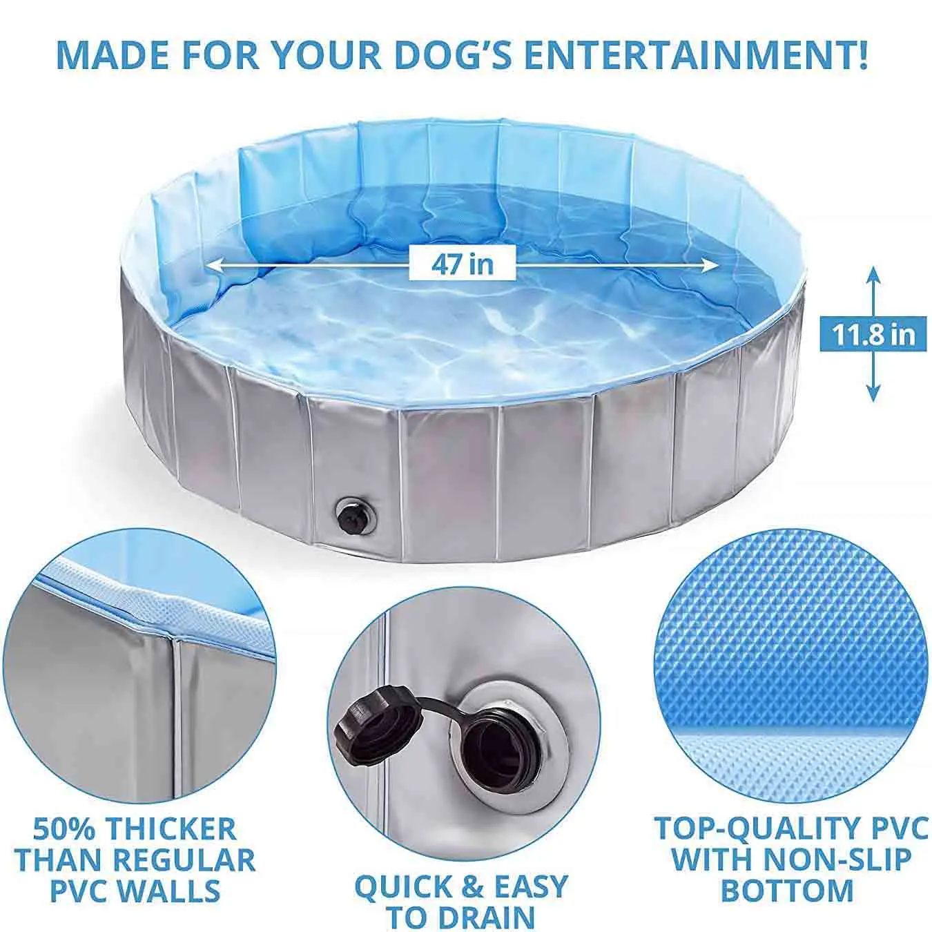 Hot Sale all season inflatable swimming pool foldable games swimming pool for children