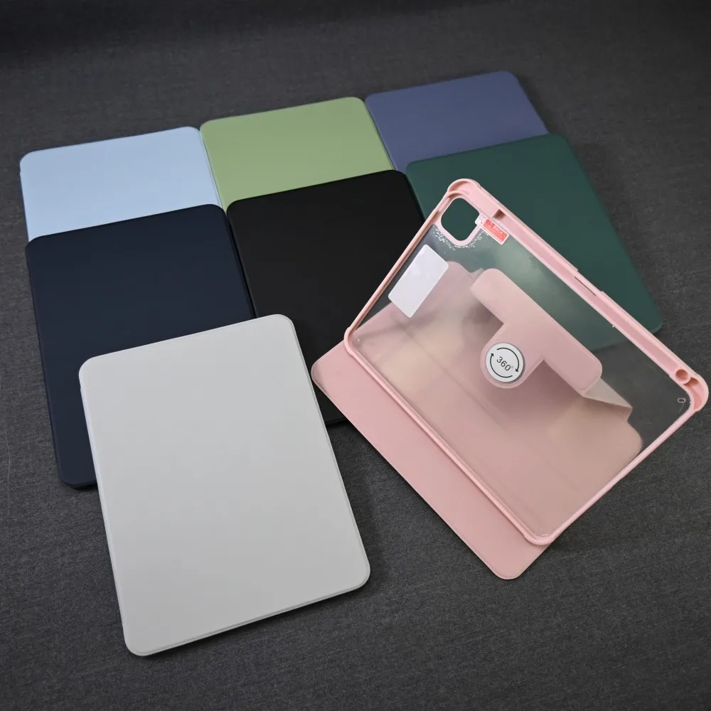 For iPad 10th/9th 360 Degree Case for Pro 11 for Air 5/4 10.9 Case 7th 8th 10.2 Air 10.5 9.7 Cover Mini 6 2021 Funda M2 11 2024