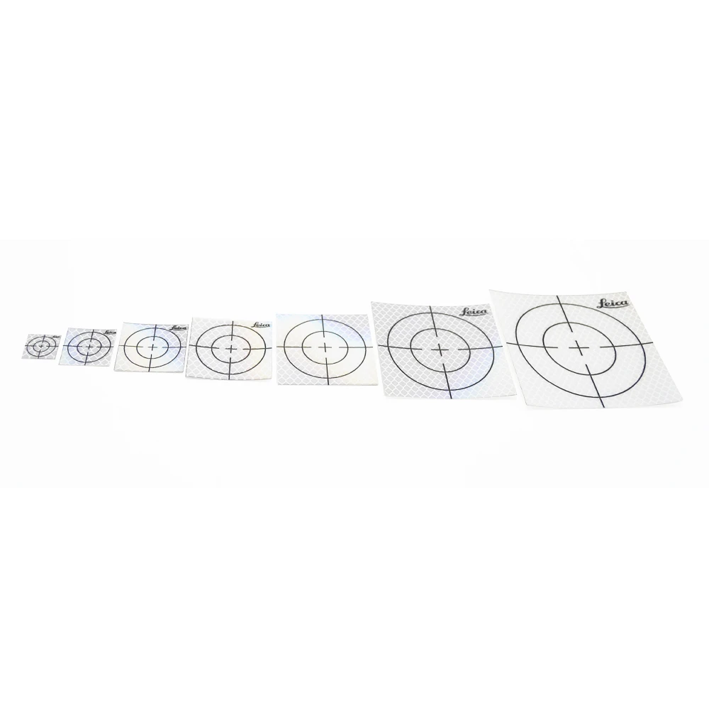 20 Pcs Reflector Sheet Reflective Tape Target Total Station 20/30/40/50/60/80/100mm
