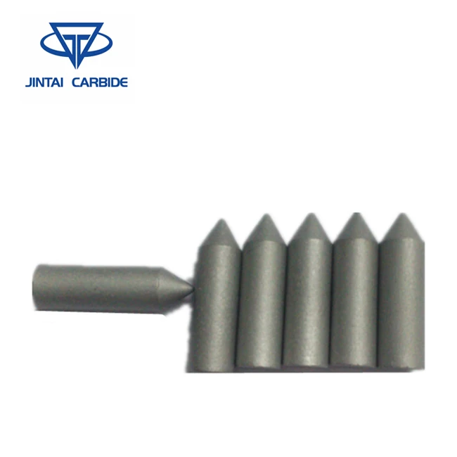 Bush Hammer carbide tip glass breaker stone refine tip 8*15 mm tungsten carbide engraving pin 60 degree carbide tips
