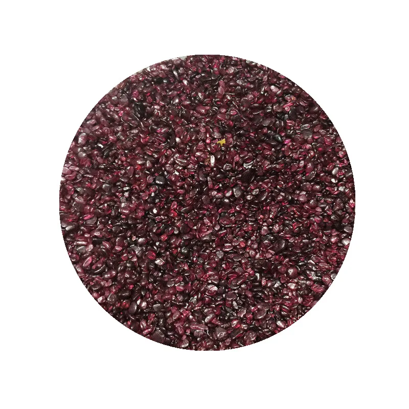 High Quality Natural Garnet Gravel Johnstonotite Pebble Crystal Stone Tumbled Stones For Healing