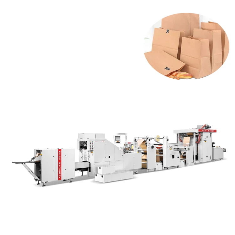 
Factory wholesale full automatic bread paper bag making machine 