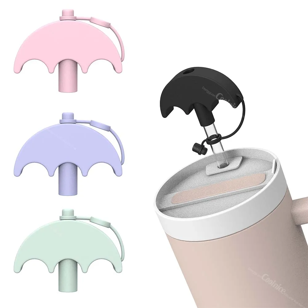 Hot Selling New Design Reduce wrinkles and improve health with a beauty straw cap Recyclable food Colorful silicone straw