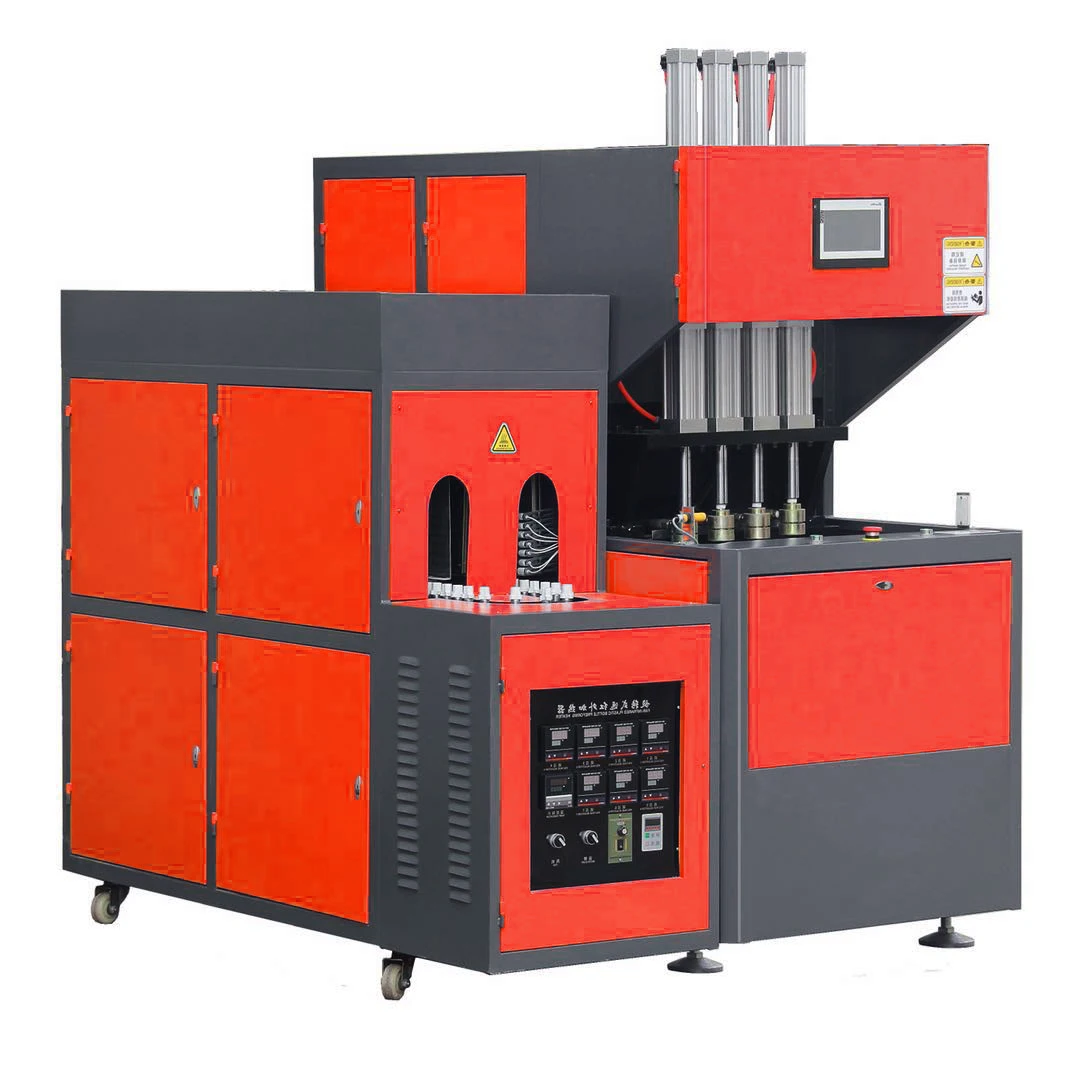 
Liquid soap JUICE plastic bottle pet blow molding machine 4CL 