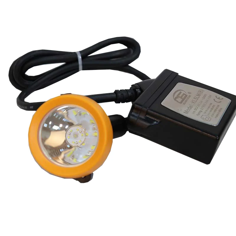 Factory Sale 7800mAh Li-ion Battery LED Miner Head Lamp Mining Lighting Underground Cap Lamp