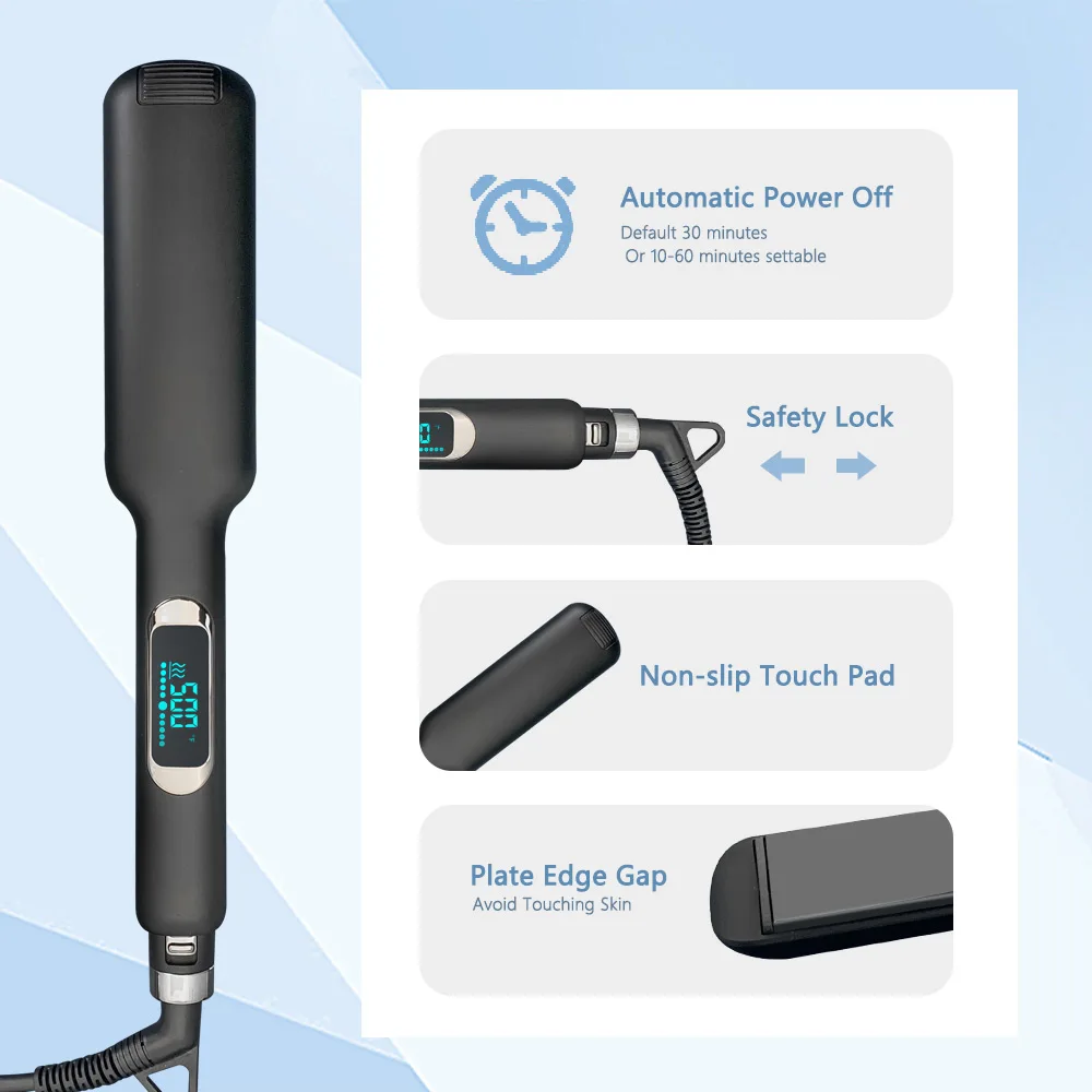 Professional Fast Heating Portable nano Titanium flat iron hair Straightener 480 degrees private label Flat irons