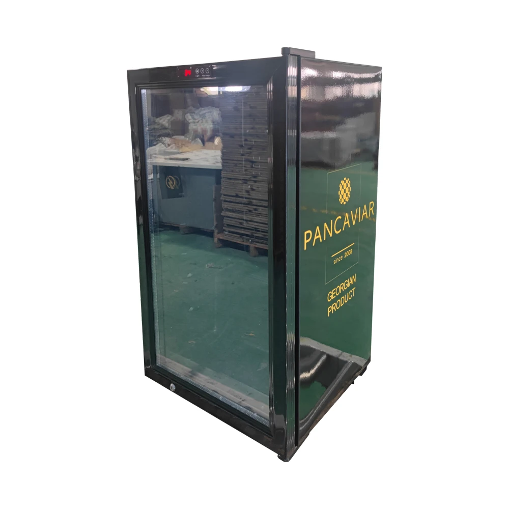 Small Caviar Display Refrigerator Commercial Mini Fridges with temperature display