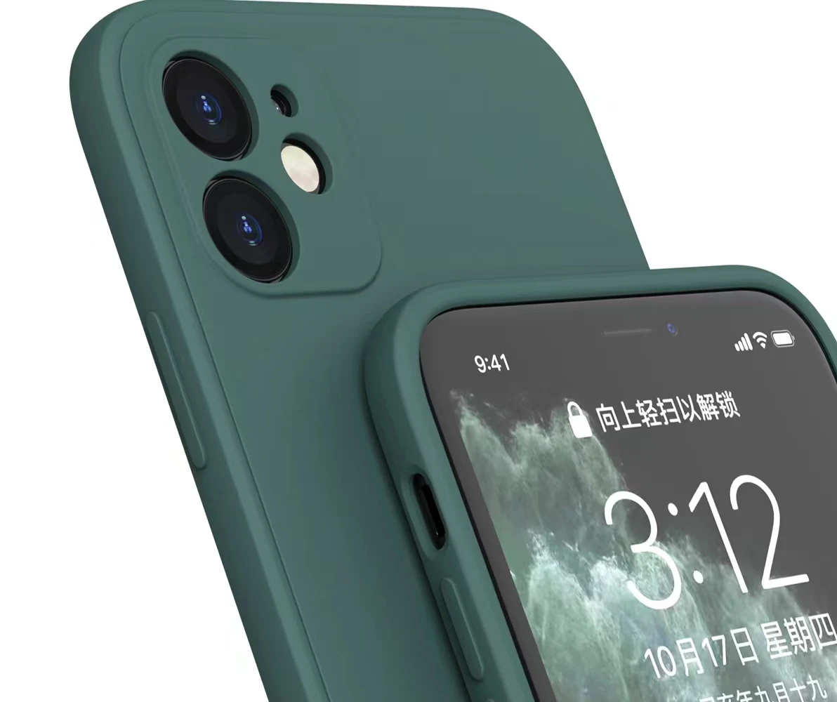 Simple new solid color cell phone case official original logo liquid silicone phone case cover for iphone15 14 13 12 pro max