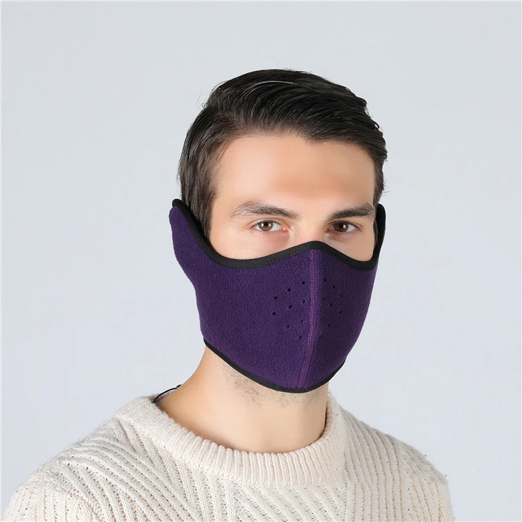 Windproof Men Women Skiing Snowboarding Motorcycling  Half Face Mask Winter Outdoor Sports Highly Breathable Balaclava Ski Mask