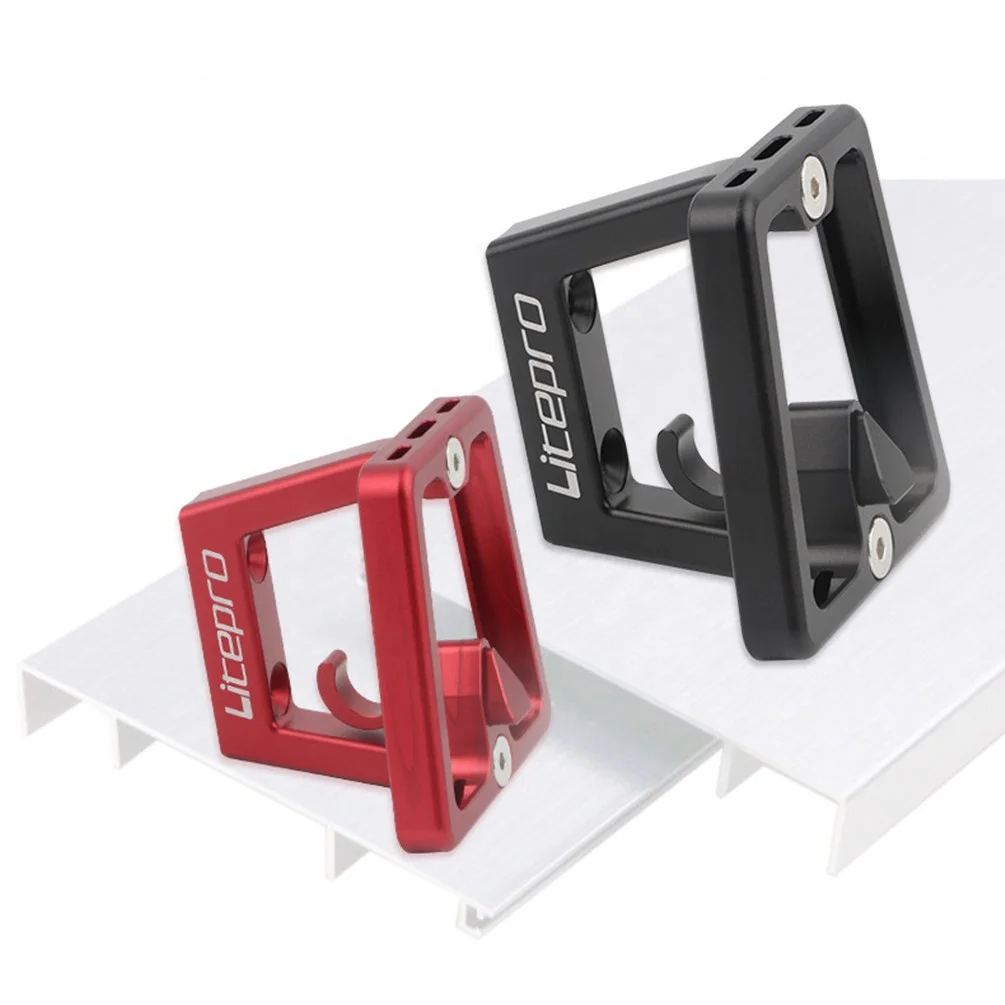 Litepro Folding Bike Front Shelf Mount Carrier Split Pig Nose Pannier Bicycle Block Bracket Bag Racks Parts For Brompton bicycle
