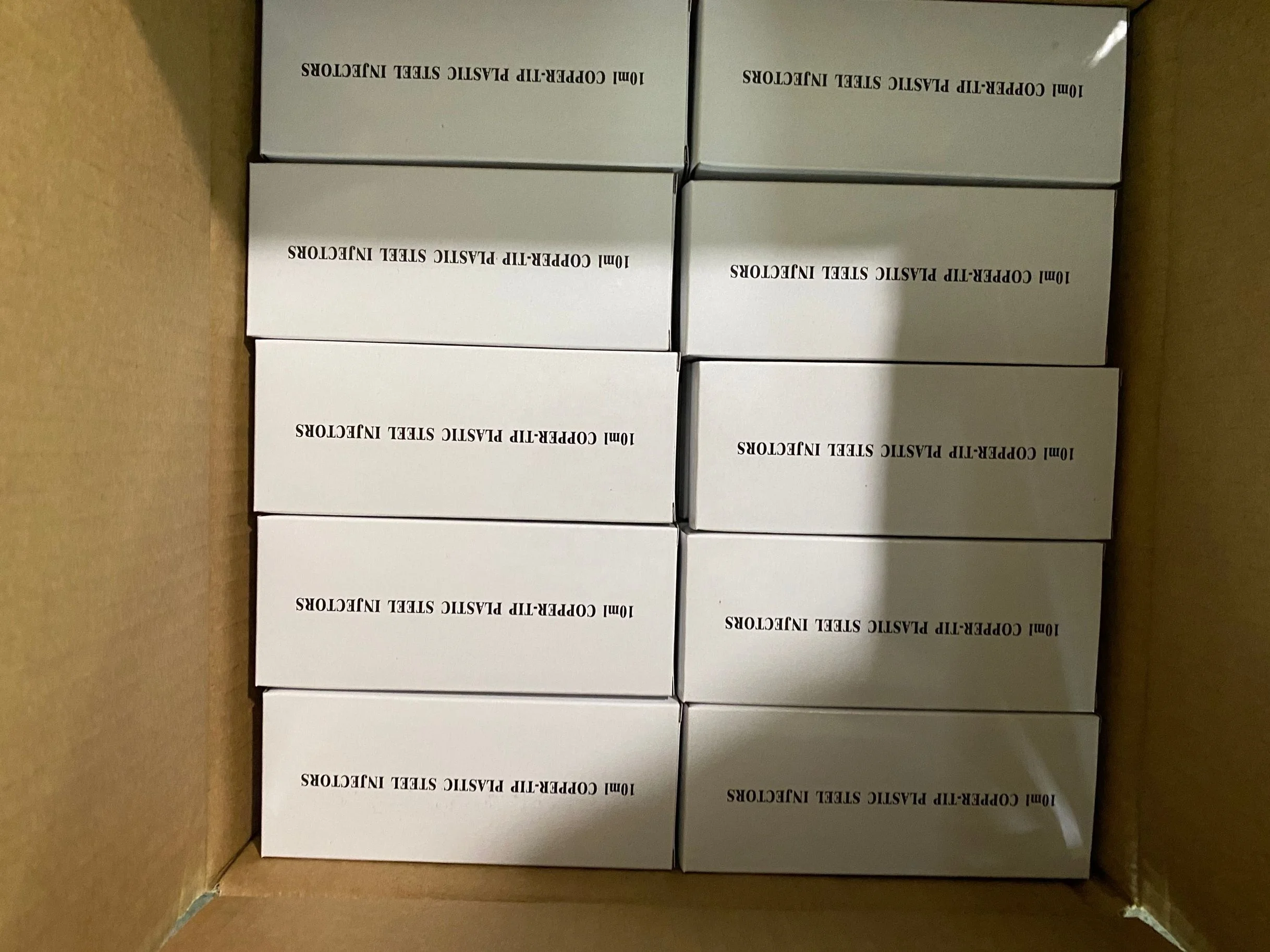 NL206 10ml 20ml 30ml farm veterinarian animal livestock plastic steel syringe (without needle) for poultry pig dog sheep