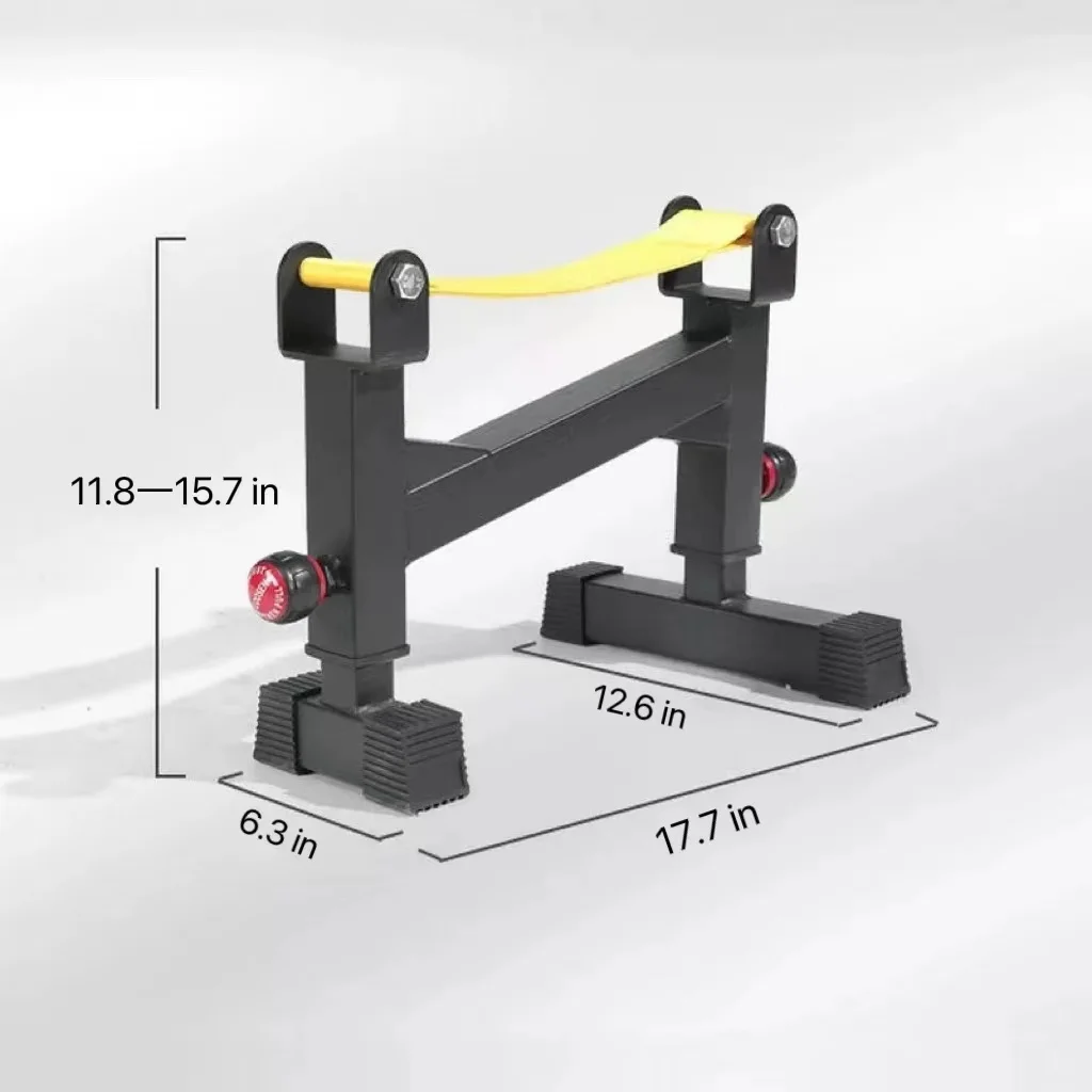 ActEarlier 1 Piece Gym Equipment Deadlift Rack Multifunctional Training Rack Barbell Bar Deadlift Buffer Rack
