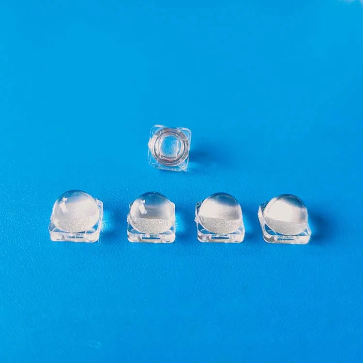 7 6 мм smd 3030 плоская выпуклая линза 45 60 90 градусов для светодиодной