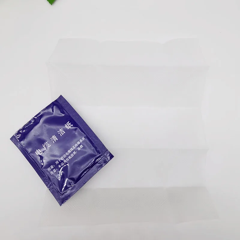 OEM ODM Good Quality Power Cable Cleaning Paper Professional Electronic Screen cleaning wipes