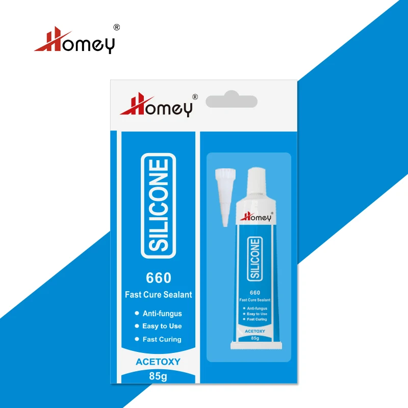 Homey Wholesale Acetoxy  Glass Cement Window Caulking Silicone Sealant