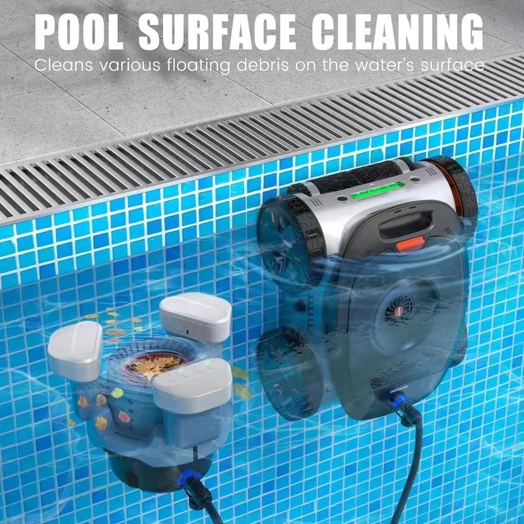2024 pool decontamination machine cleaner robot swimming pool cleaning robot sand and algae removal