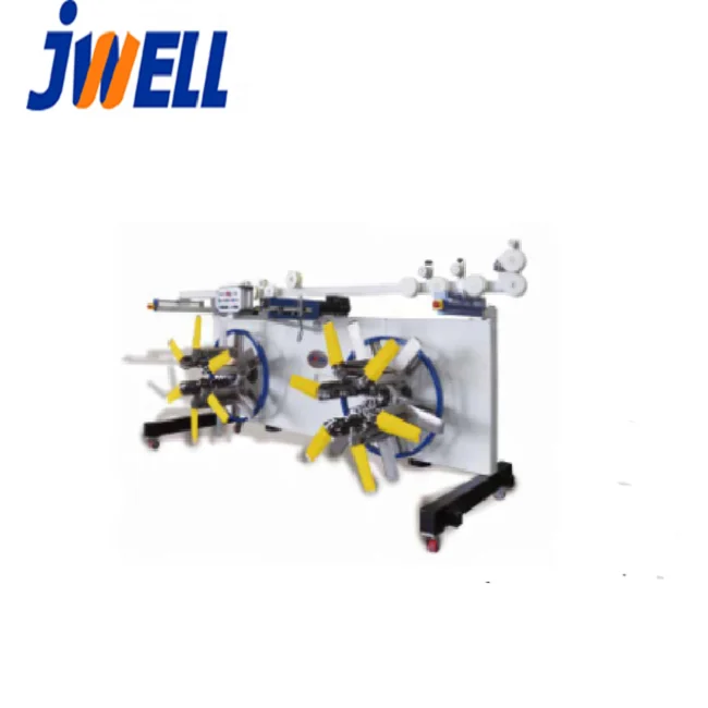 JWELL disk High Speed Soft pipe Tube Winder HDPE PE PPR PERT Plastic pipe winding machine