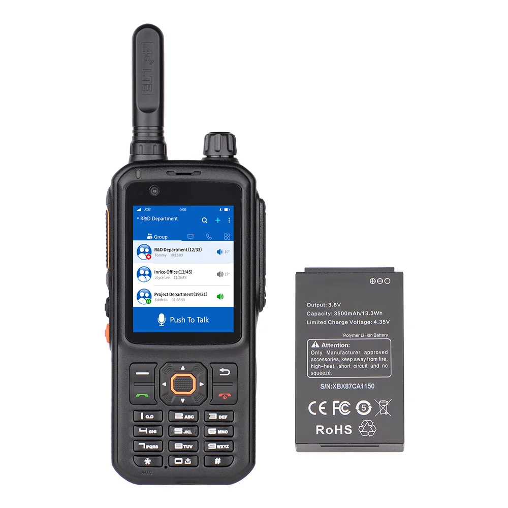 4G LTE сетевая рация T320 walkie talkie 50km с полной
