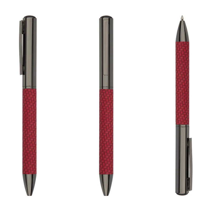 Metal leather luxury high quality good-looking ballpoint pen Metal pen