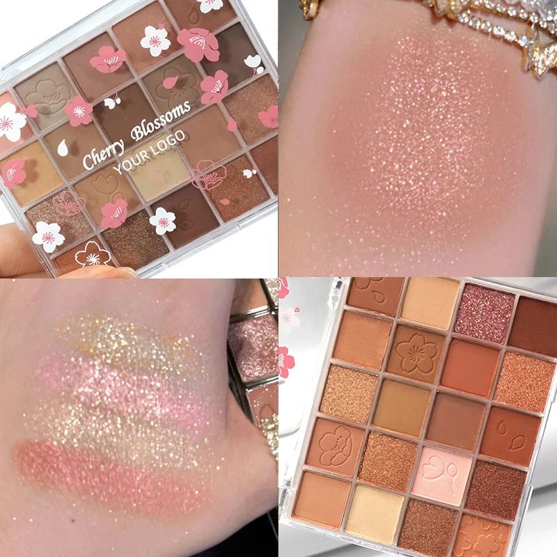20 Colors Matte Maquillaje Por Mayor Makeup Products Glitter Mud Eyeshadow Private Label Eyeshadow Palette