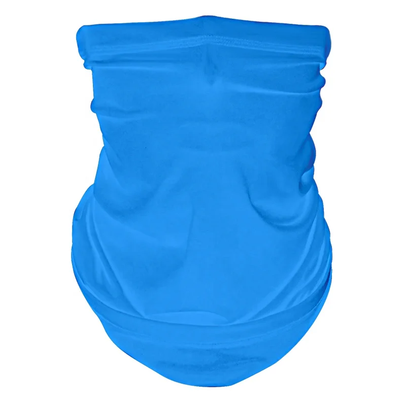 
UPF40+ Neck Gaiter Running Multifuntional Tubular Bandana Anti-UV Unisex Face Mask Custom Logo Tube Headwear 