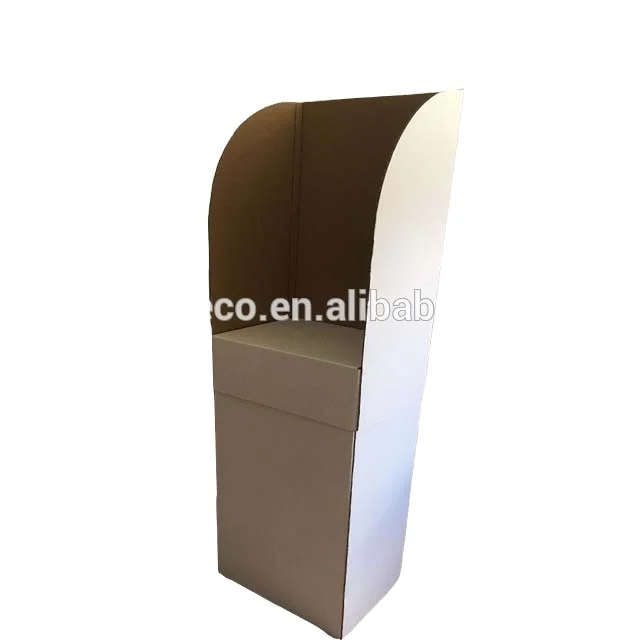 Cheap Folding Tables Single  corrugated Polling Booth