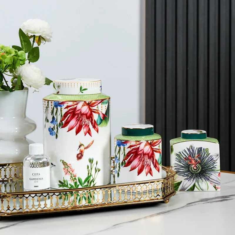 British modern luxury living room decoration vase bone china home decor flower vase