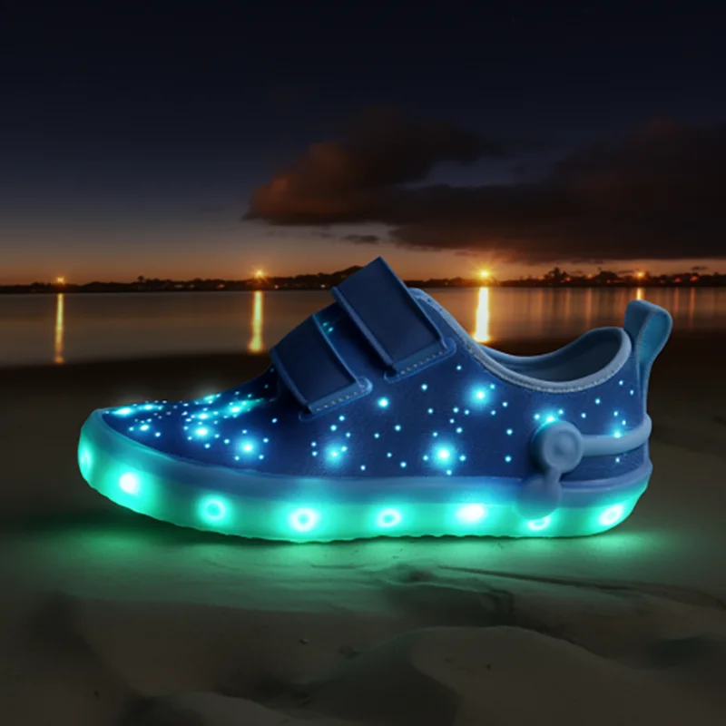 FREE SAMPLE Wholesale Hot Sell Clothing Led Cheap Price No-waterproof Flashing Strip Shoes Light For Kids