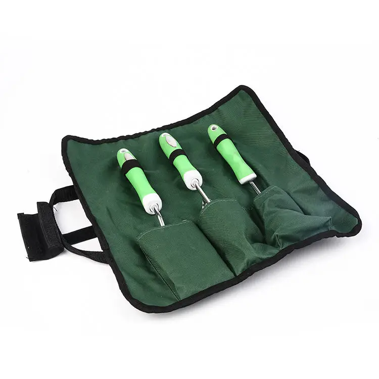 Wholesale Multi-Functional Stainless Steel Garden Hand Tools Women Kids Mini Garden Tool Set With Bag