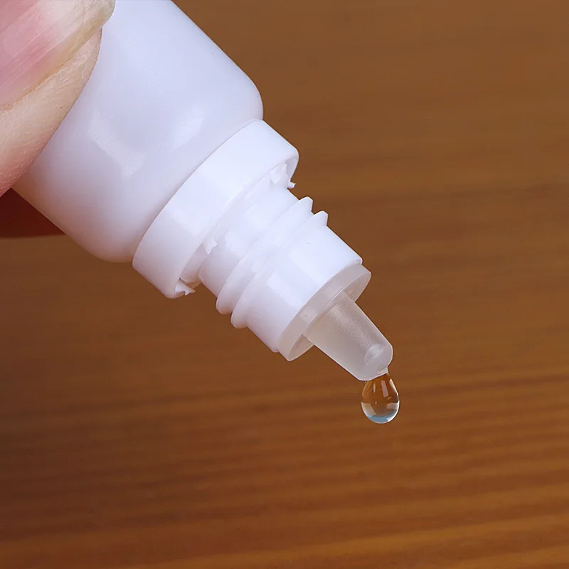 LDPE squeeze plastic pharma liquid 10ml medical eye drop bottle  5ml with tamperproof seal cap and dropper