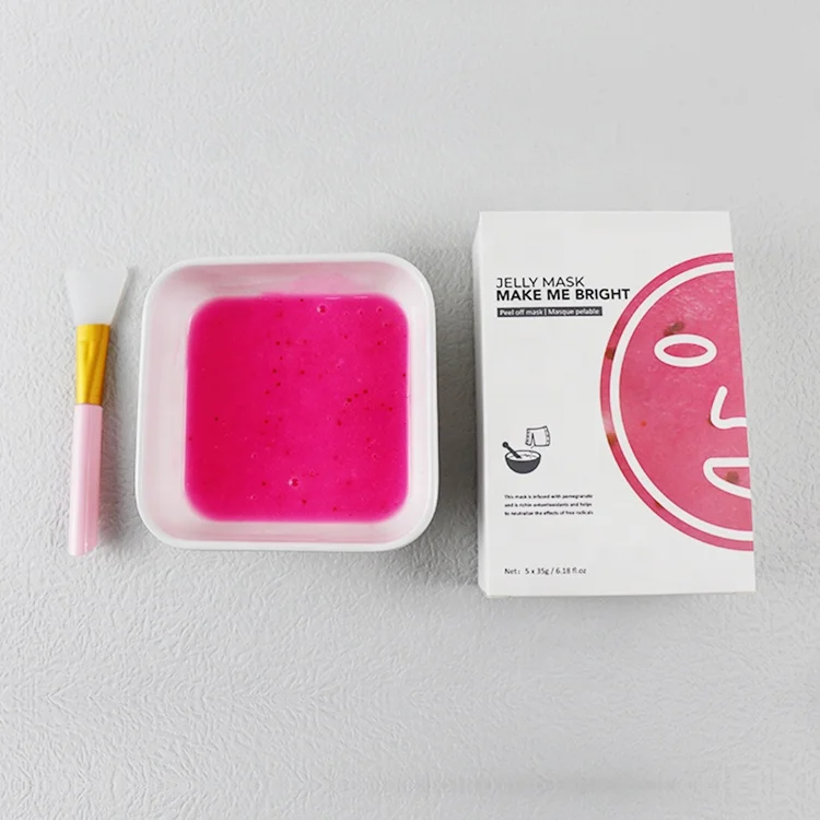 Spa Korean Skin Care Face & Body Fruit Powder Peel Off Facemask Pearl Skincare Collagen Hydro Jelly Facial Beauty Mask