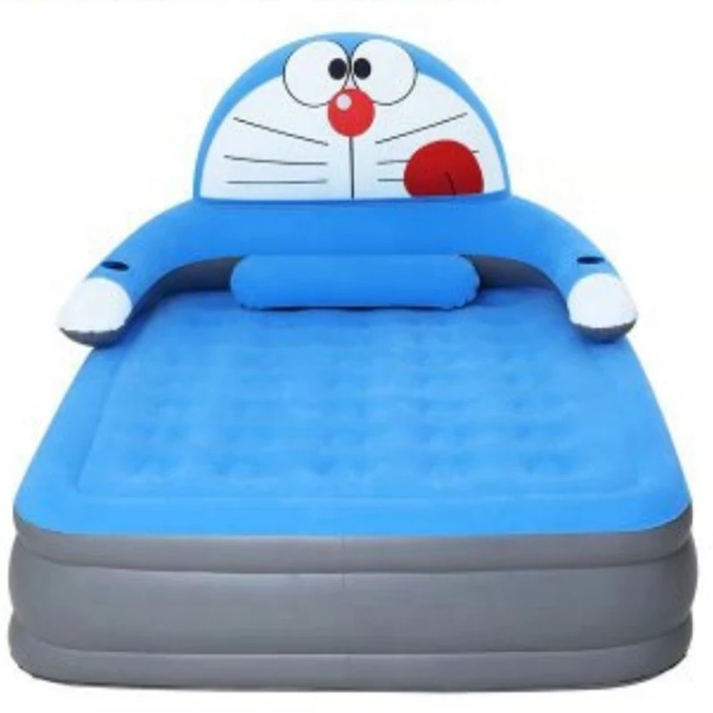 Split type Inflatable airbed with cartoon backrest