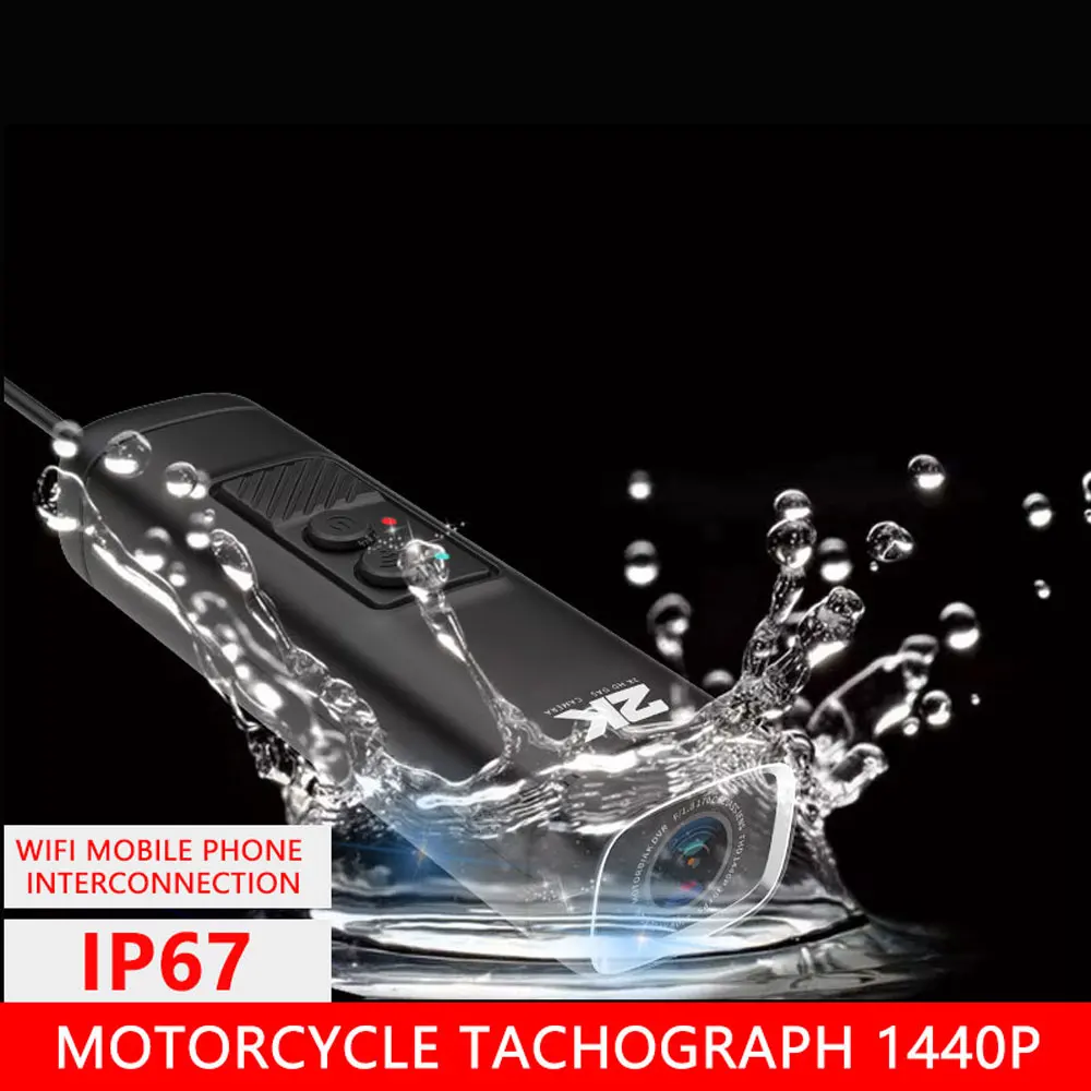 M1 waterproof motorcycle driving recorder HD 2K Electric bicycle camera video recorder OEM factory motorcycle 1440P camera