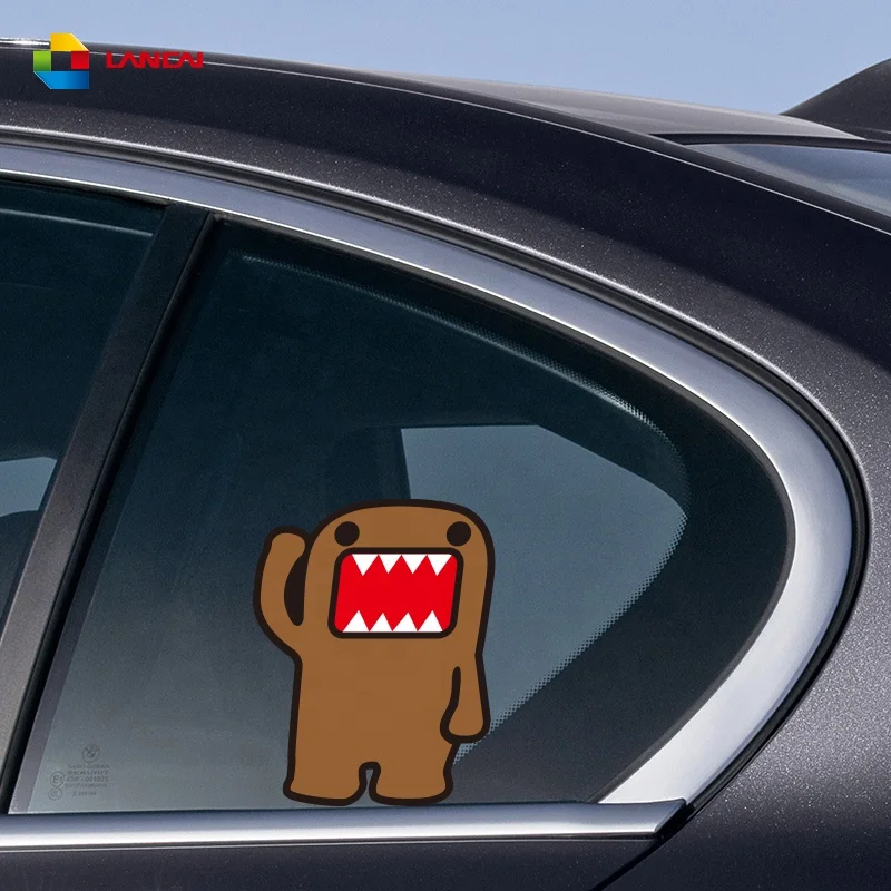 Custom print pvc car stickers logo sticker domo jdm sticker