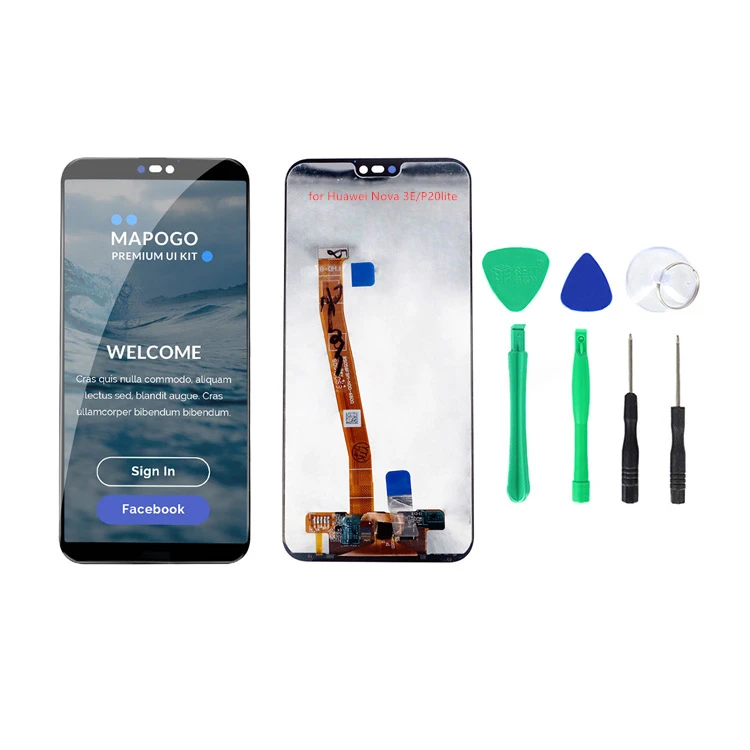 Factory Mobile Phone Lcd Touch Screen Display Replacement for Huawei Nova 3E 3I P20lite Psmart P smart Plus 20 lite