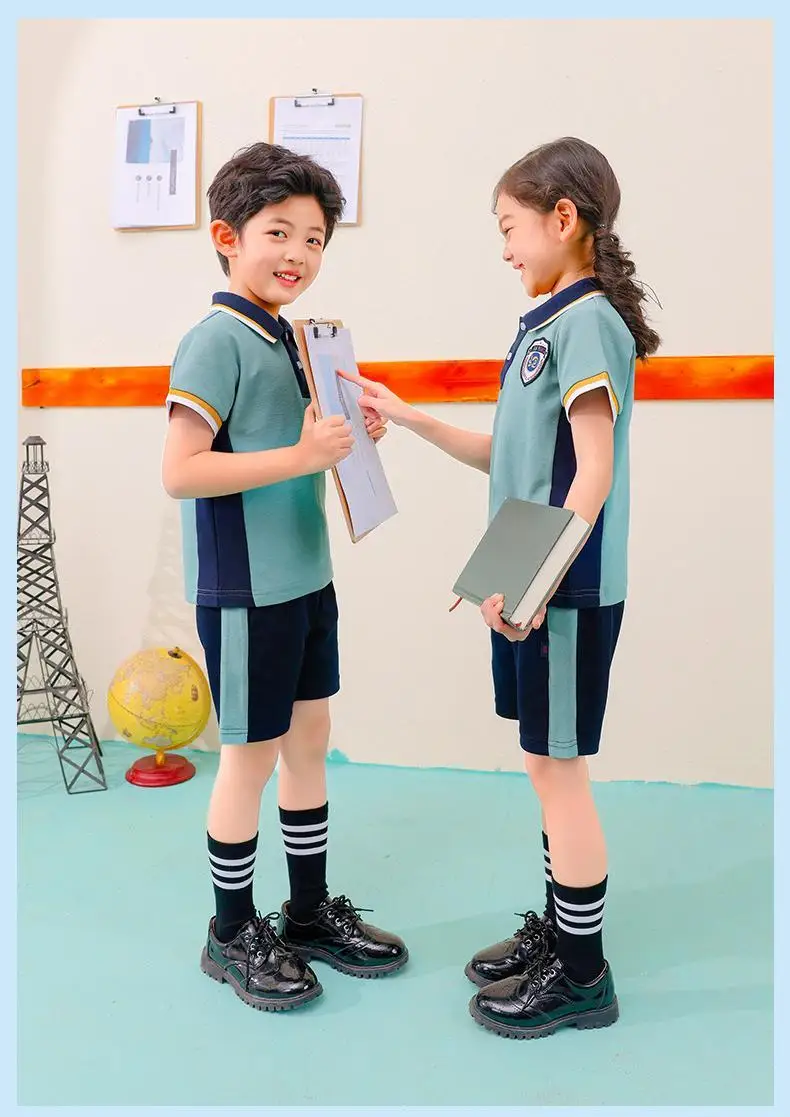 Factory Supply OEM Custom High Quality Primary Children High Kids Kindergarten School Uniforms