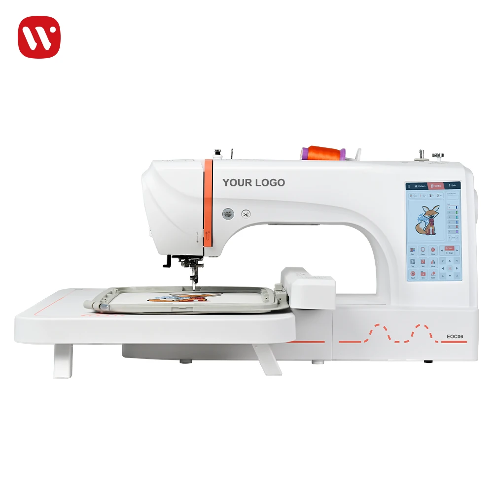 Poolin EOC06/Your LOGO Home use small computer embroidery machine with full customization service