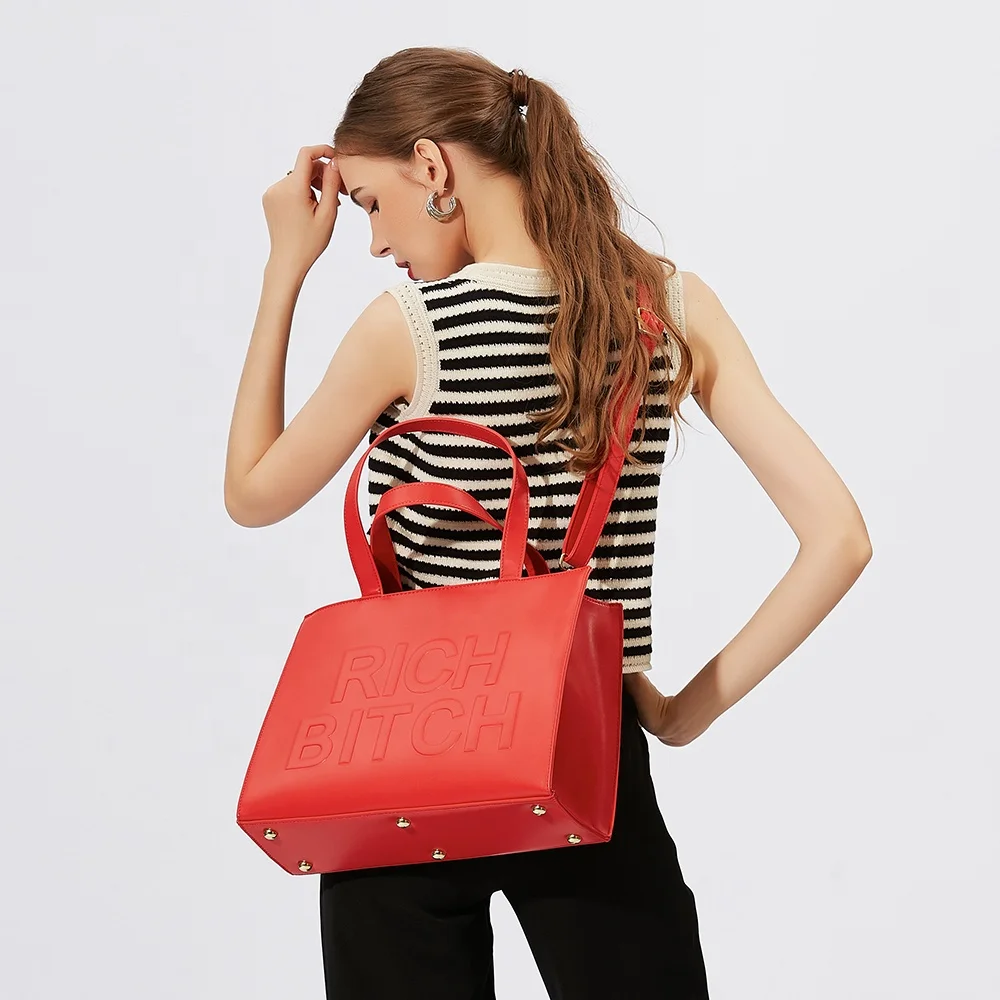 2023 Guangzhou Factory Direct Sale Custom Made Any Embossed Logo Handbags Purse Mini Handbag