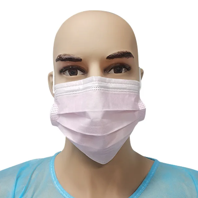 Wholesale face mask 3 ply surgical protective medical face mask