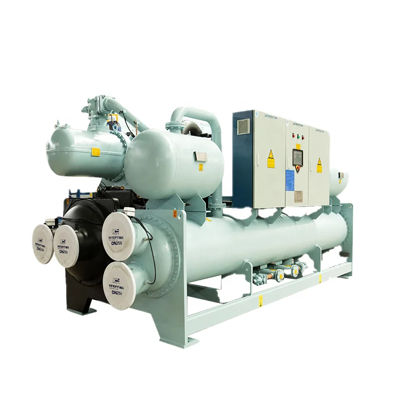 Screw type chiller center control cooling system for Mushroom