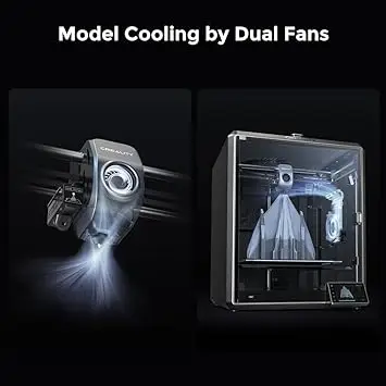 K1 MAX High Speed 3D Printer Print Speed Auto Leveling Enclosed Large Industrial 3D Printer 600mm/s Print Volume 300*300*300mm