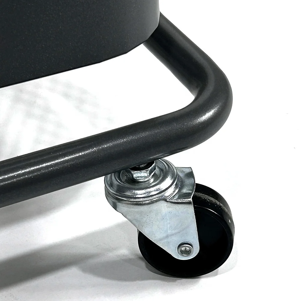 Free to Assemeble 4 Plastic Wheels Storage Cart Rolling Metal Cart For Household Storage Trolley Kitchen Trolley