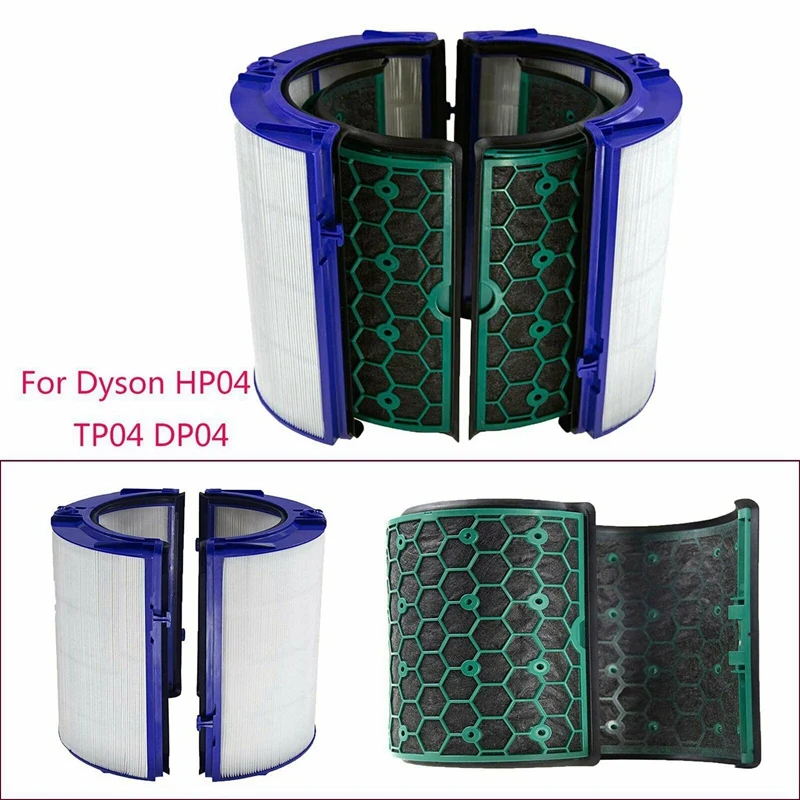  Для Dyson Hp04 Tp04 Dp04 герметичный двухступенчатый очиститель воздуха Hepa и набор углеродных