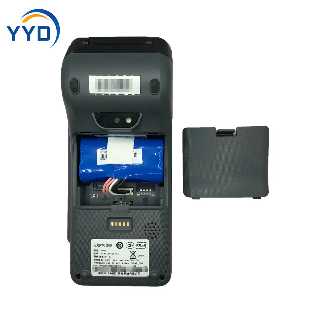 Verifone X990 Pos Terminal 4G Android Handheld Mobile Pos Machine.vx680 C680 Pp1000se Vx520c