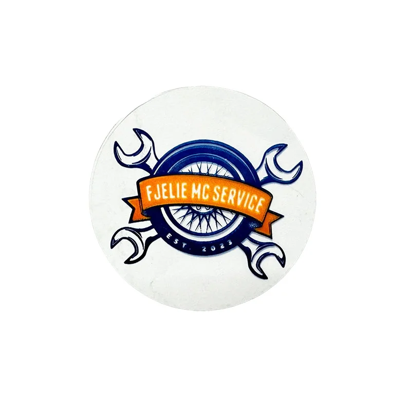 Crack Easy Peel UV Resist Printing Durable  Vinyl PVC transparent label self adhesive vinyl kiss cut sticker sheet