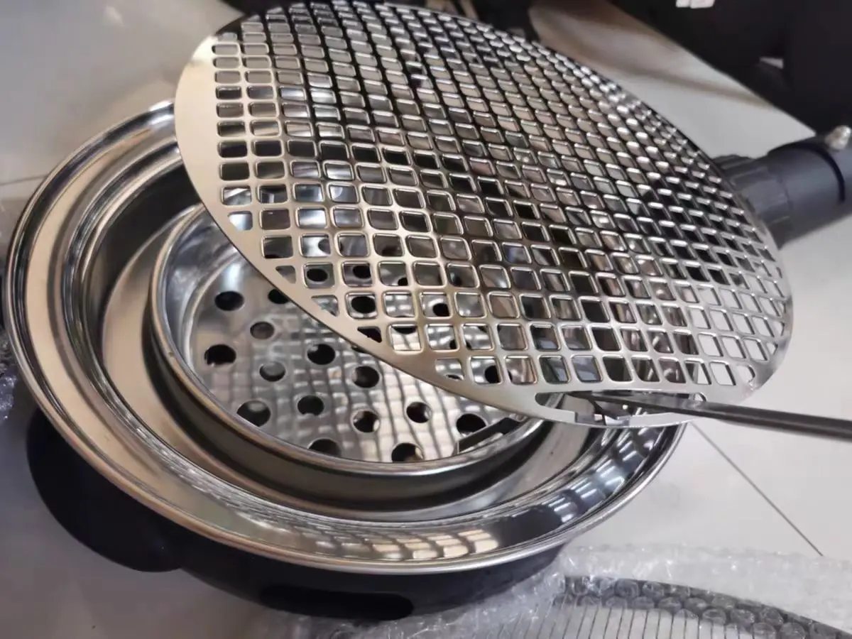 High quality Cooling Barbecue Rack Carbon Baking Net Grill Pan Grate for baking food