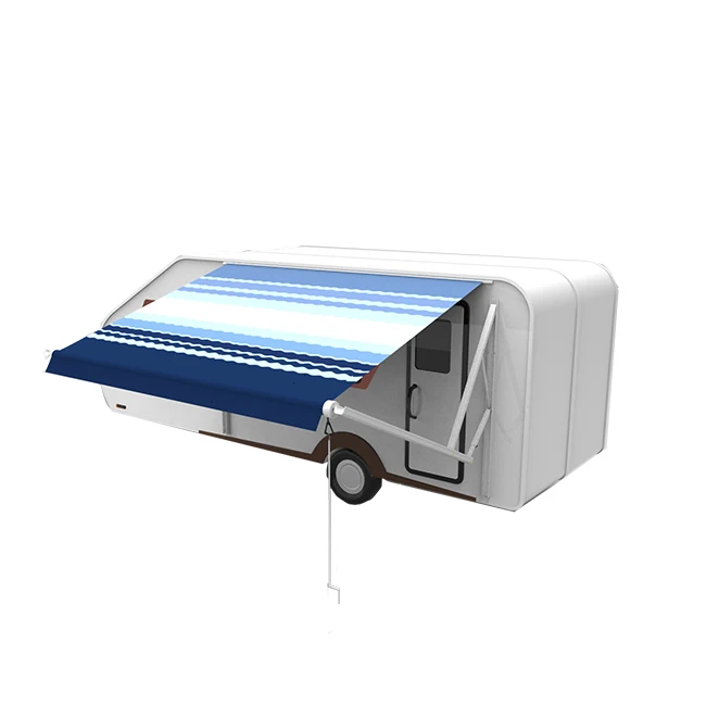 Awnlux Top Sun Shade Strong Waterproof Trailer Motorhome Truck RV Caravan Camper Awning With Roll Out System