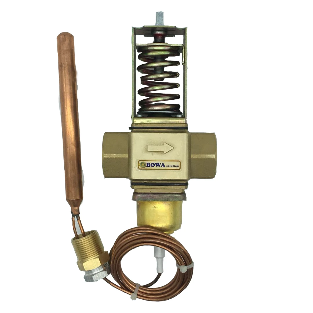 2.5m3/h KV temperature actuated water valves are used in self-acting control of floor heating without any auxiliary energy