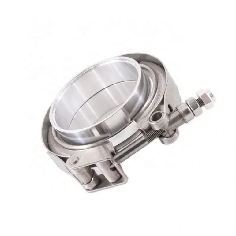 High quality 304 hose clamp stainless steel v band exhaust clamp
